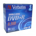 DVD-R Verbatim    8,5 GB 8x 5 pcs 5 Units 8,5 GB 8x