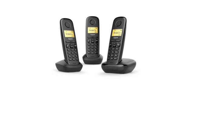 Wireless Phone Gigaset A170 TRIO 1,5" Black Amber (3 UDS)