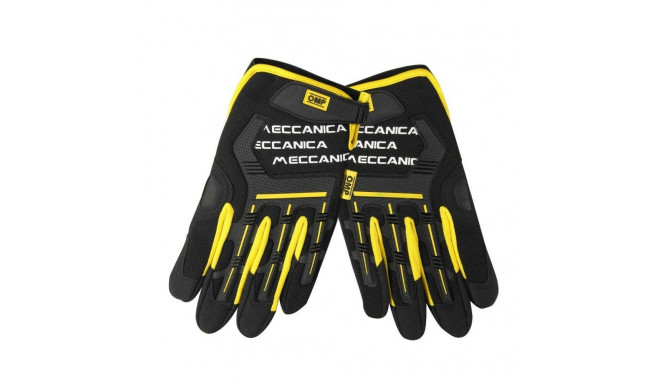 Mechanic's Gloves OMP MECH Yellow/Black S