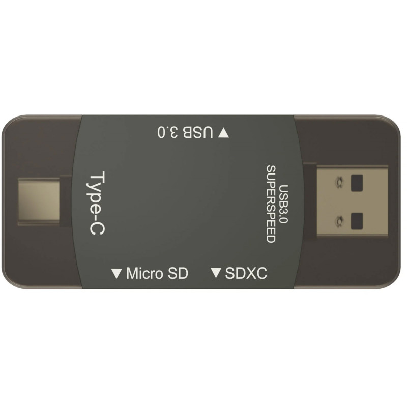 USB C to SD/MicroSD Card Reader Type C/Micro USB OTG Adapter Aluminum TF  Card Memory Card Reader Camera reader Drive Recorder Video Reader Trail Cam