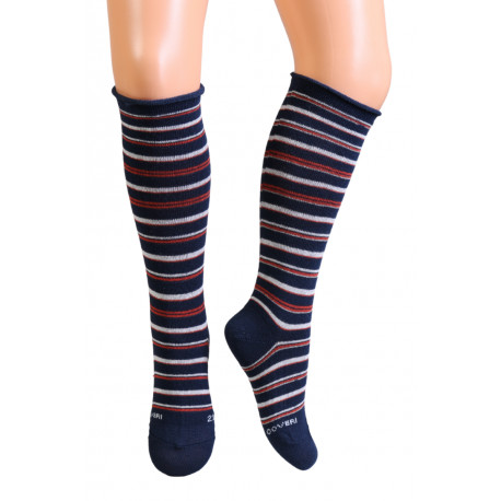 SOKISAHTEL VANESSA tumesinised triibulised põlvikud lastele 438, 439