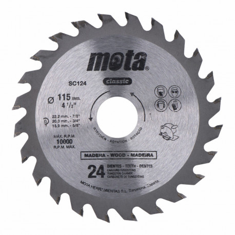 Cutting disc Mota sc124p