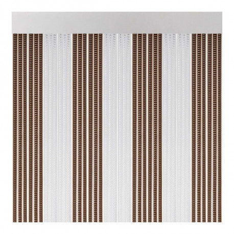 Kardin Acudam Lisboa Uksed Kristall Pruun Välimus PVC Alumiinium 90 x 210 cm