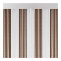 Curtain Acudam Lisboa Doors Crystal Brown Exterior (90 x 210 cm)