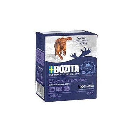 370G BOZITA CHUNKS DOG TURKEY JELLY