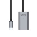 Adapter USB Unitek USB-C - USB-C Szary  (U305