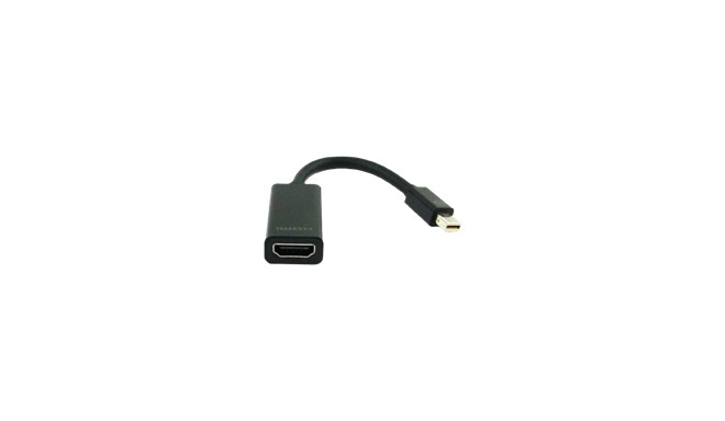 Gembird GEMBIRD A-MDPM-HDMIF-02 Gembird adapter mini displayport 1.1->HDMI, on cable, black