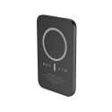 Power Bank VEGER MagOn Kick with wireless charging support MagSafe 15W- 5 000mAh PD 20W black (V0553