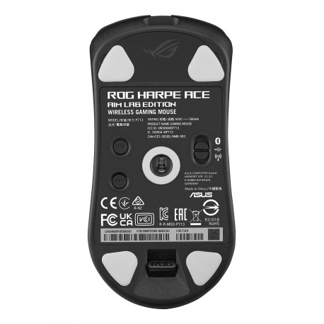 Myszka gamingowa Asus ROG Harpe Ace Aim Lab Edition bezprzewodowa 36000 dpi optyczna czarna