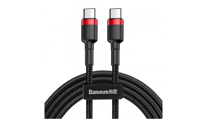 Baseus cable Cafule PD USB-C - USB-C 2,0 m red-black 60W