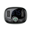 Baseus transmiter FM T-Type Bluetooth MP3 car charger black