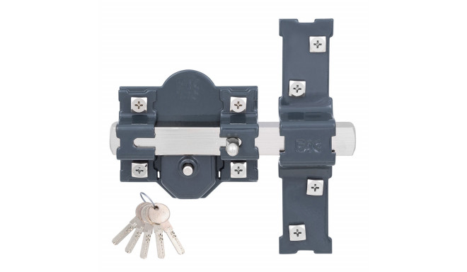 Safety lock Fac 301-r/80 Steel Dark grey 50 mm 80 mm