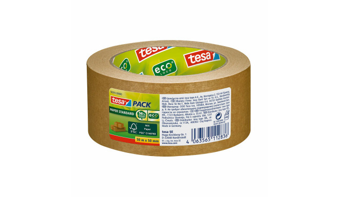 Adhesive Tape TESA 50 mm 50 m Ecological Packaging Paper