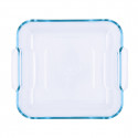 Serving Platter Pyrex Classic Squared Transparent Glass 25 x 22 x 6 cm (6 Units)