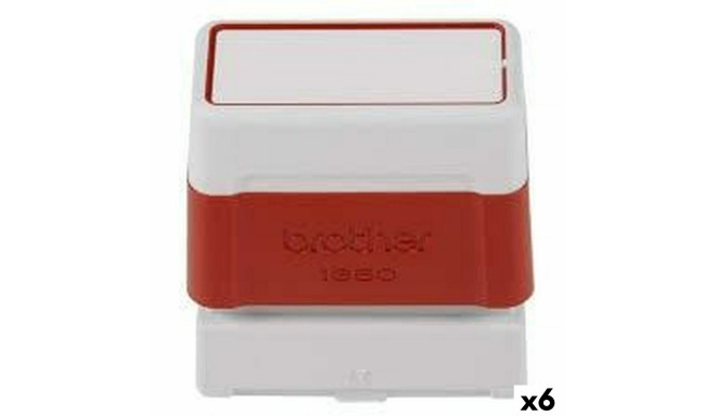Stamps Brother 18 x 50 mm Red (6 Units)