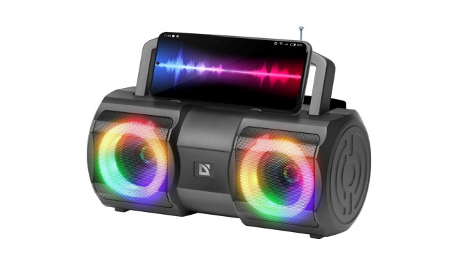 SPEAKER DEFENDER BEATBOX 20 BLUETOOTH 20W LIGHT/BT/MIC/FM/USB/TF