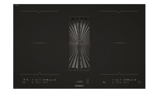 Induktsioonpliidiplaat koos õhupuhastajaga De Dietrich DPI7888BH Coal Black