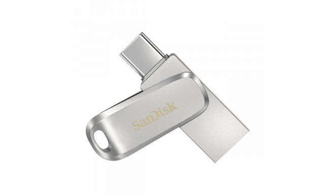 USB-mälupulk Sandisk USB-C 256GB/SDDDC4-256G-G46 Ultra Dual Luxe, Type-C, USB3.2 Gen1, max read 400M