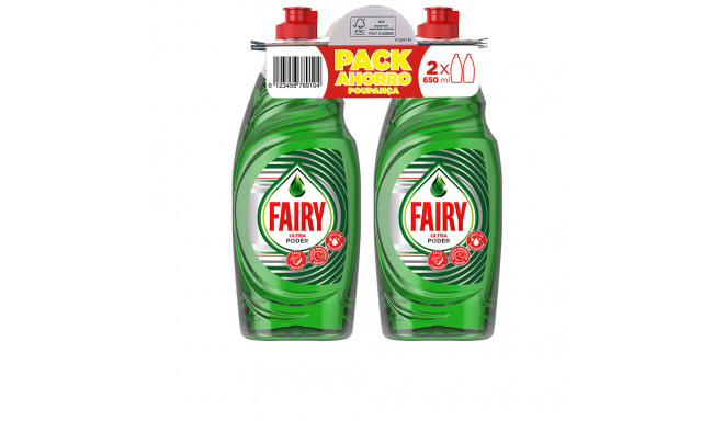 FAIRY ULTRA PODER LAVAVAJILLAS CONCENTRADO LOTE 2 x 650 ml