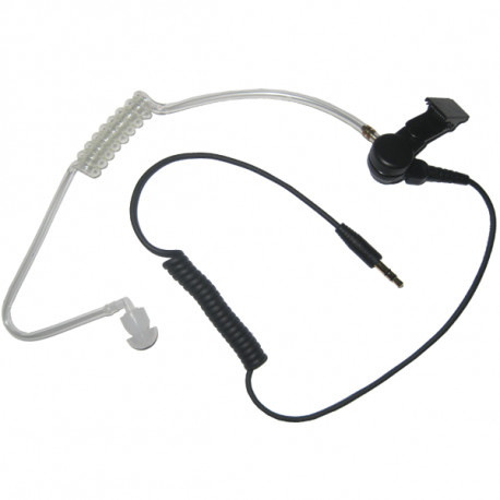 Hytera ES-02 Receive-Only Earpiece with Transparent Acoustic Tube(for use with PTT&MIC cable)