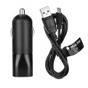 Car Charger Micro USB 2A (Universal) + cable Blue Star