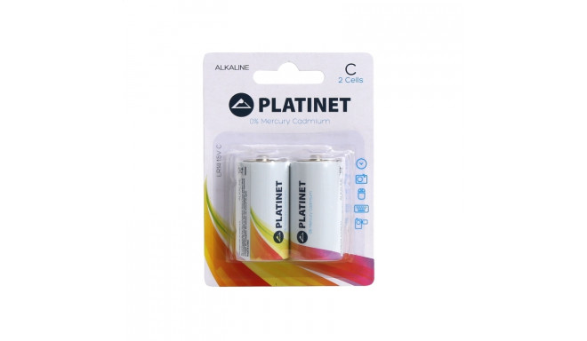 PLATINET BATTERY ALKALINE PRO LR14 BLISTER*2 [43732]