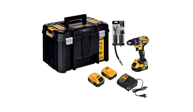 18V cordless screwdriver + angle bit driver DCD791P3A DEWALT