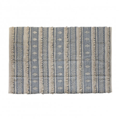 Paklājs DKD Home Decor 230 x 160 x 2 cm Zils Kokvilna Balts Boho