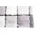 Paklājs DKD Home Decor 160 x 230 x 2 cm Melns Poliesters Balts Kvadrātains