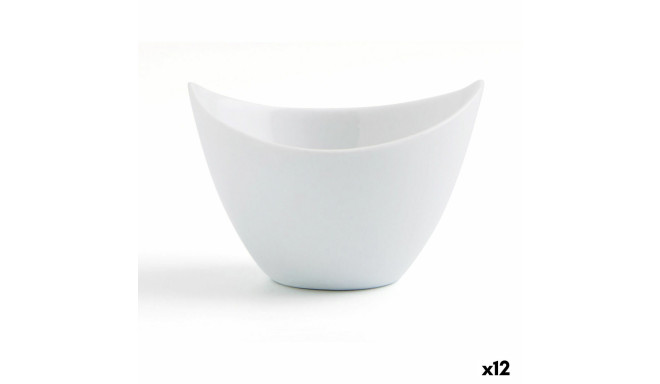 Bowl Quid Gastro Fun Aperitif White Ceramic 9 x 6 cm (12 Units)