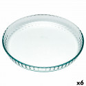 Oven Mould Pyrex Classic Circular Flat Transparent 25 x 25 x 4 cm (6 Units)