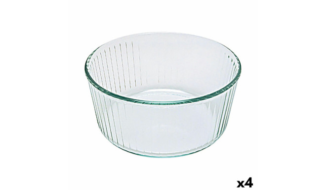 Ahjuvorm Pyrex Classic Suflee 21 x 21 x 10 cm Läbipaistev Klaas (4 Ühikut)