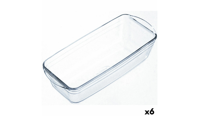 Ahjuvorm Ô Cuisine Ristkülikukujuline 29 x 12 x 8 cm Läbipaistev (6 Ühikut)