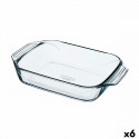 Oven Dish Pyrex Irresistible Rectangular 35 x 23,1 x 6,5 cm Transparent Glass (6 Units)