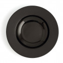 Deep Plate Ariane Antracita Ceramic Black Ø 26 cm (6 Units)