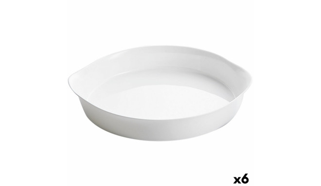 Kūkas Veidne Luminarc Smart Cuisine Balts Stikls Apaļš Ø 28 cm 6 gb.