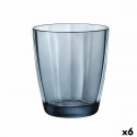 Glass Bormioli Rocco Pulsar Blue Glass 390 ml (6 Units) Glass Bormioli Rocco Pulsar Blue Glass 390 ml (6 Units)