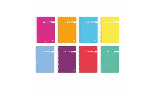 Notebook Pacsa Multicolour Din A4 80 Sheets 21,5 x 31,5 cm 5 Pieces