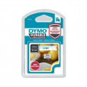 Soojusülekande lint Dymo 12 x 5,5 mm Must Valge (6 Ühikut)