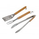 BBQ ACCY UTENSIL KIT WOODX3PCS