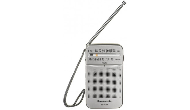Panasonic radio RF-P50D, silver