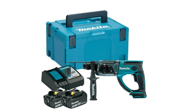 MAKITA HAMMER DRILL 18V DHR202RFJ 1.9J 2x3.0Ah