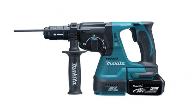 MAKITA. HAMMER DRILL 18V DHR243RTJ 2J 2x5.0Ah + HANDLE