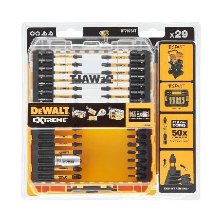 DEWALT FLEXTORQ otsakute komplekt 29 tk.