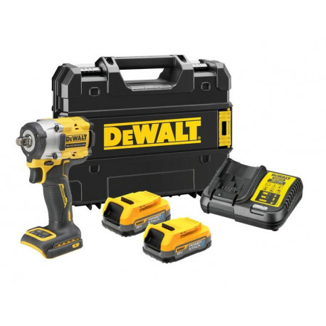 DEWALT löökmutrikeeraja 1/2" 18V DCF921E2T 406Nm 2x1.7Ah POWERSTACK