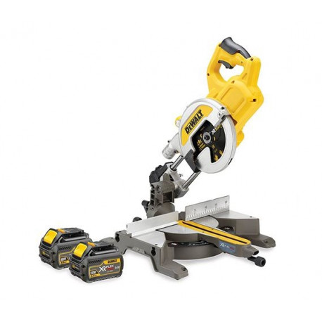 DEWALT.SAW UK. 216mm 54V FV DCS777T2 2x6.0Ah