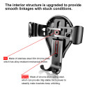 Baseus car holder Osculum gravity black-silver