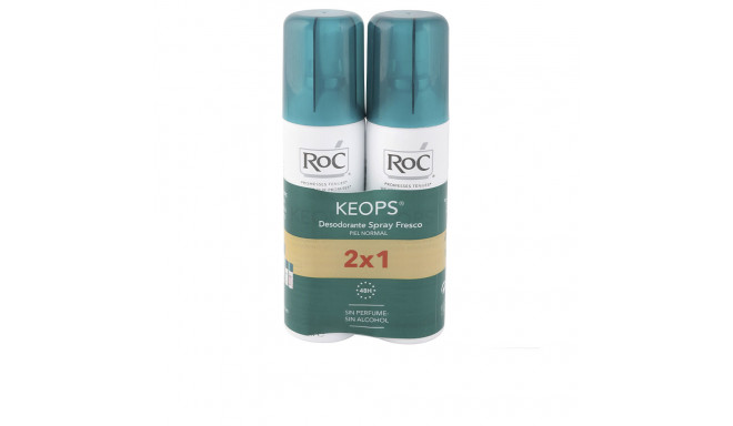 ROC KEOPS desodorante SPRAY FRESCO lote 2 pz