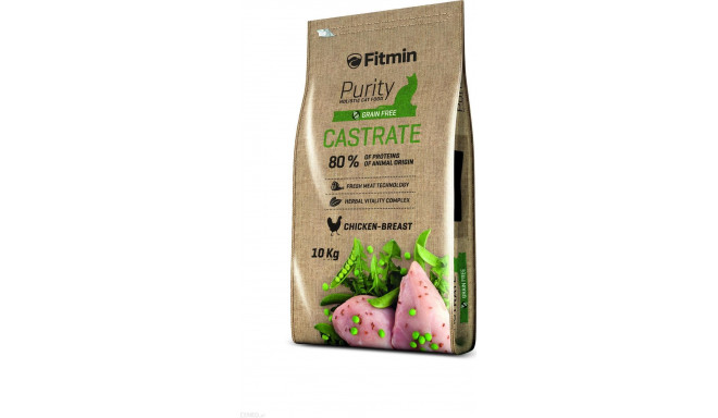 FITMIN Cat Purity Castrate - dry cat food - 10 kg