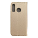 Kaitseümbris Smart Book Huawei P30 Lite, kuldne